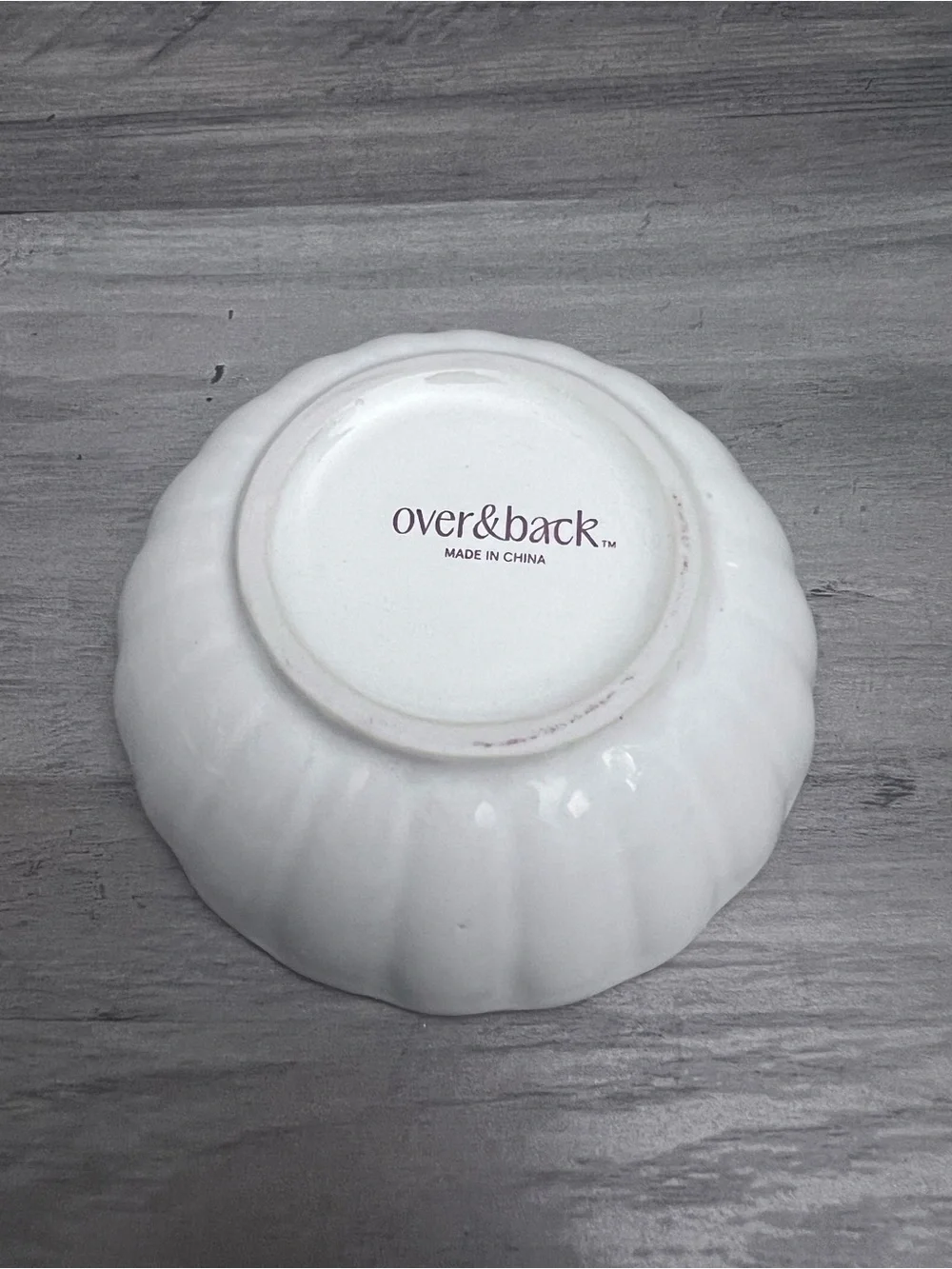 Yes Let's White Ceramic Trinket Dish